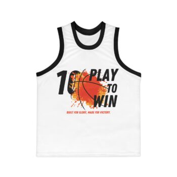 Unisex Basketball Jersey - Play to Win, Sports Jersey, Basketball Gear, Athletic Apparel, Team Outfits, Game Day Wear