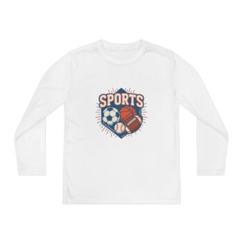 Youth Sports Long Sleeve Tee - Perfect for Young Athletes, Team Spirit, Gifts for Sports Events, Youth League Apparel, Game Day Shirt