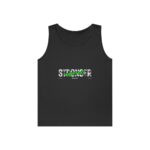 Strength Skull Unisex Heavy Cotton Tank Top, Fitness Gear, Workout Apparel, Gym Shirt, Casual Wear, Motivational Clothing
