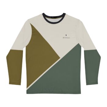 Men's Long Sleeve Shirt - Stylish Casual Wear for Every Occasion, Geometric Patterned Top, Gifts for Him, Athleisure T-Shirt, [...]