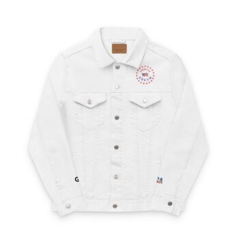 Stylish Unisex Denim Jacket with Unique Embroidery, Casual Jacket, Gift for Her, Gift for Him, Summer Layering Piece