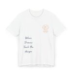 Minimalist Graphic T-Shirt | Where Dreams Touch the Horizon | Unisex Cotton Tee | GIORDAY