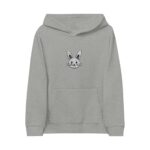 Kids Bunny Embroidered Fleece Hoodie | Soft Cozy Rabbit Pullover for Everyday Wear