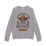 Wild West Unisex French Terry Crewneck | Retro Cactus Sweatshirt | Perfect for Outings, Celebrations, & Casual Wear, Gift for Nature [...]